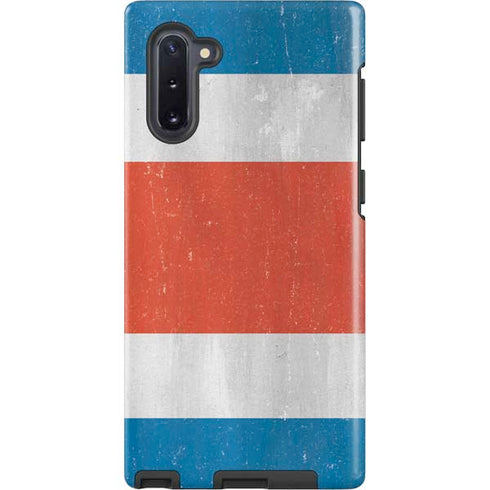 Costa Rican Flag Distressed Galaxy Note 10 Pro Case